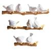 Wall Mounted Resin Bird Coat Hook Decorative Hanger for Hanging Towels and Clothes Home Decoration Accessories