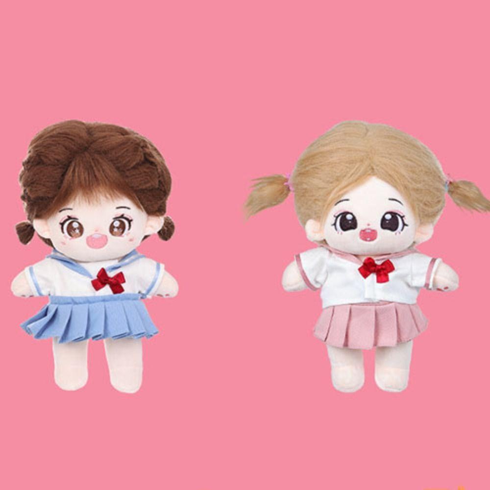 1 Set Changing 20CM Cotton Doll Clothes Replacement Outfit Blouse Skirt Suit  20cm Cotton Doll