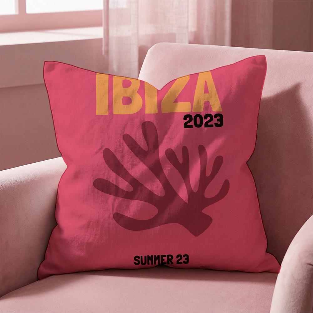 

Hand Drawn Marine Life Cushion Cover Multi-Scene Pillow Cover for Home & Car - Reversible, Soft & Durable for Daily Use 30cmx30cm