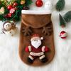 Christmas Dog Clothes Autumn and Winter Flannel Cats Dogs Hoodies Pet Clothes for Small Medium Dogs Christmas Dog Cat Costume
