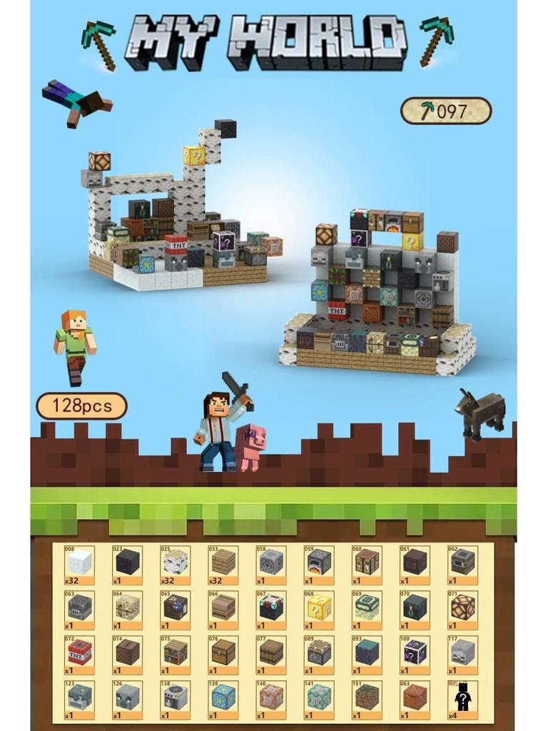 Magnetische Blockwelt: DIY Bausteine - Lernspielzeug für Kinder