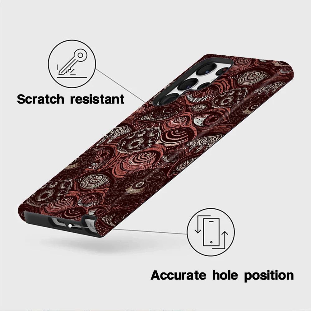 Dunkler Wind Cthulhu Auge Samsung S25Ultra Handyhülle S23 + 2-in-1 Folienhülle Anti-Drop Schutzhülle