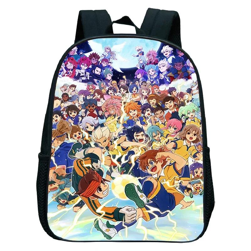 Inazuma Eleven Go School Bags Toddler Boy Lightweight Kindergarten Backpack Kids Girls Orthopedic School Bags Anime Mochila Gift