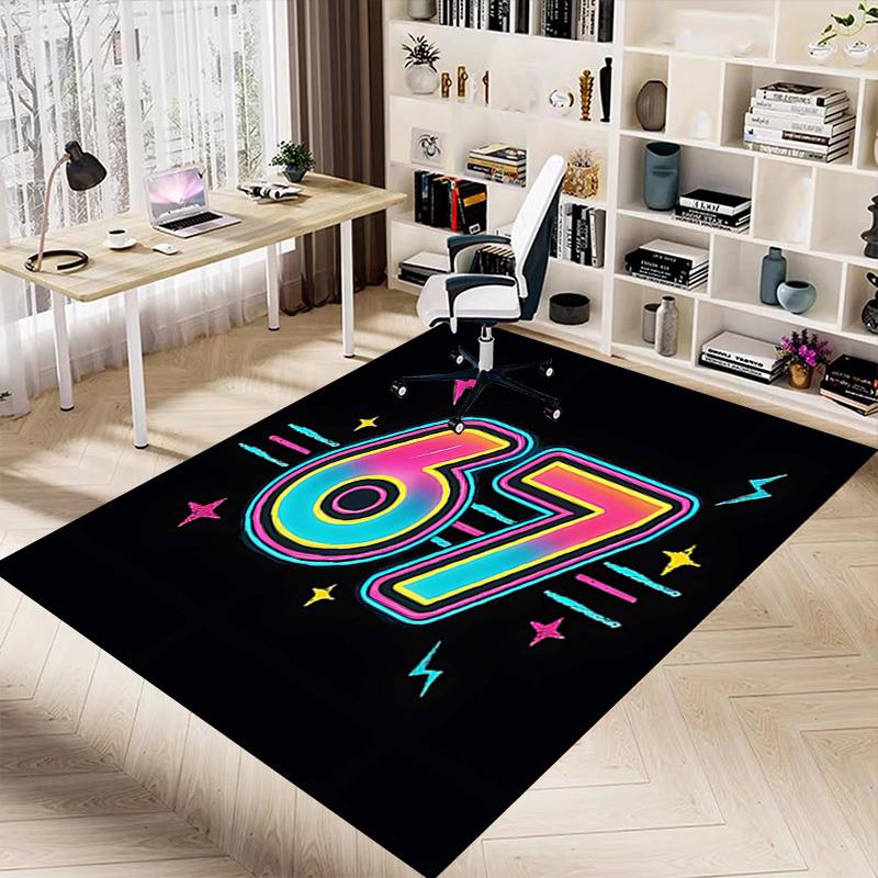 1PC Sixty-seven Anti-slip carpet, suitable for Office, bedroomand playrooms. It can also be used as a sofa footrest cover-R74