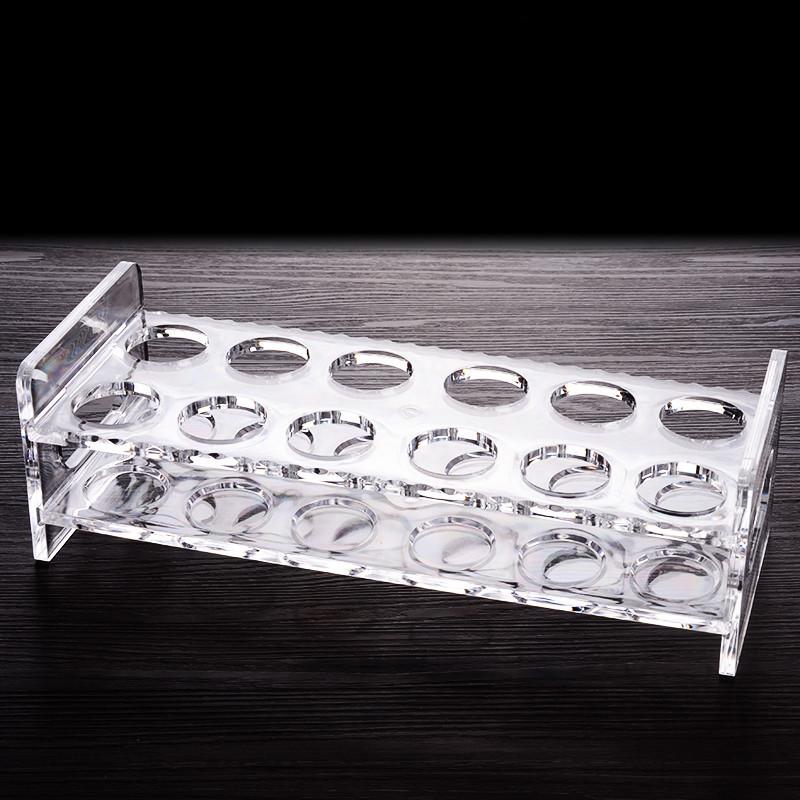 Shot Glass Set White Wine Glass Acrylic Cup Holder Drinkware Set Spirit Glass Bar KTV Wine Glass Holder Glass Cup Storage Rack