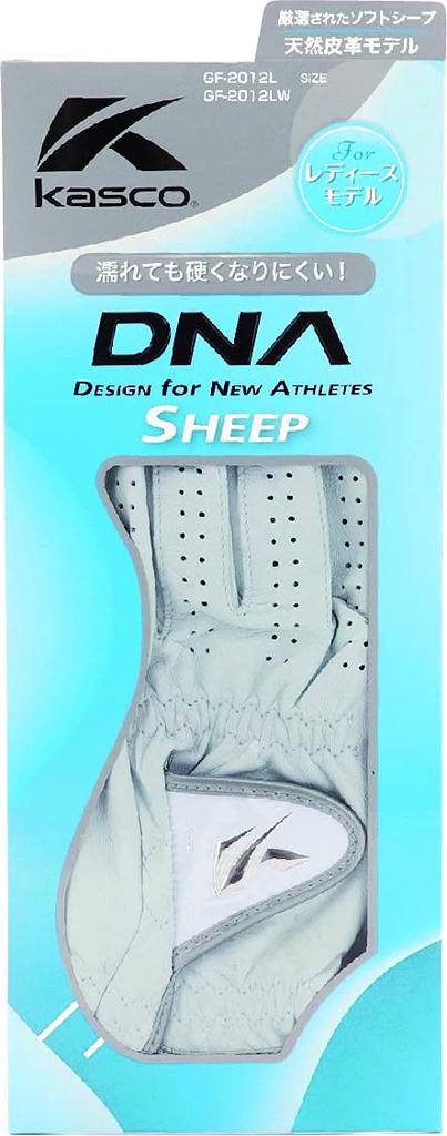 Kasco Golf Gloves for Genuine DNA SHEEP LADIES Pair Women, Leather, GF-2012LW, (Both Hands)