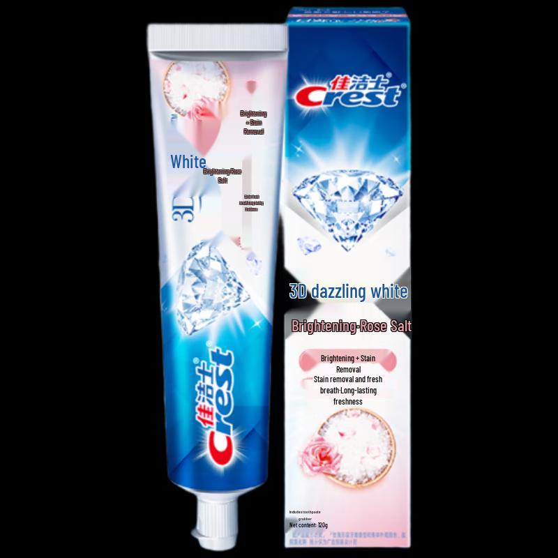 Crest 3D White Rose Salt Toothpaste