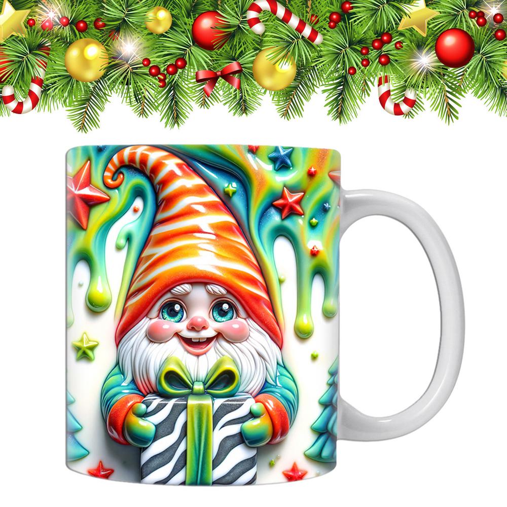 Gnome Coffee Mug 3D Gnome Cup Colorful Gnomes With Boxes 350ML Coffee Cup For Cool Birthday Christmas For Mom Best Friend