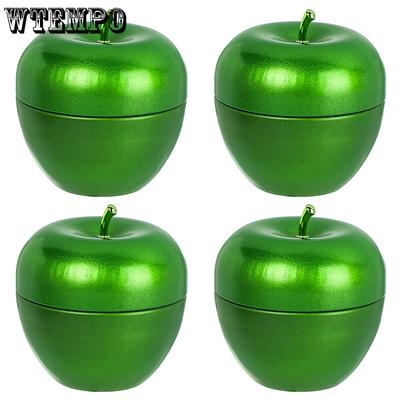 Christmas Apple Shaped Design Cans Creative DIY Presents Jars Daily Mini Items Packaging Cans Christmas Decor Gift Jars Storage Sealed Cans