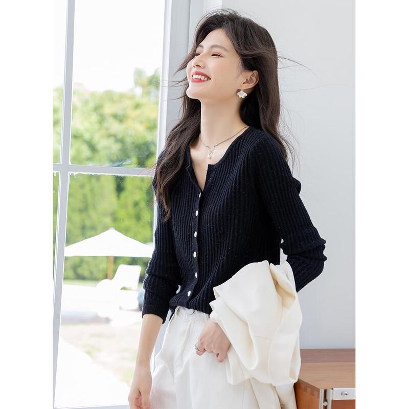 MOCANA Women's Elegant Long Sleeve Knit Sweater