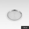 14-26cm Diameter Camping Plate Stainless Steel Tableware Dinner Food Container Dishes Camping Cookware