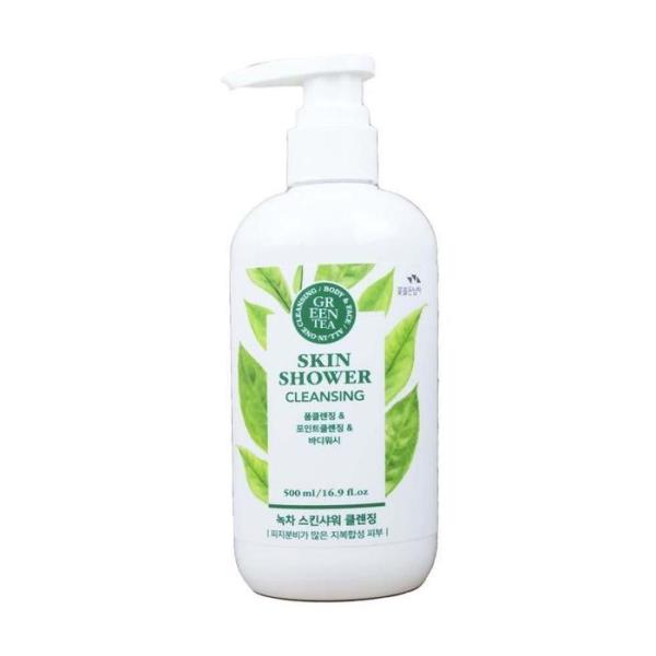 [OFK268QS] Man with Flowers Green Tea Skin Shower (12114599)