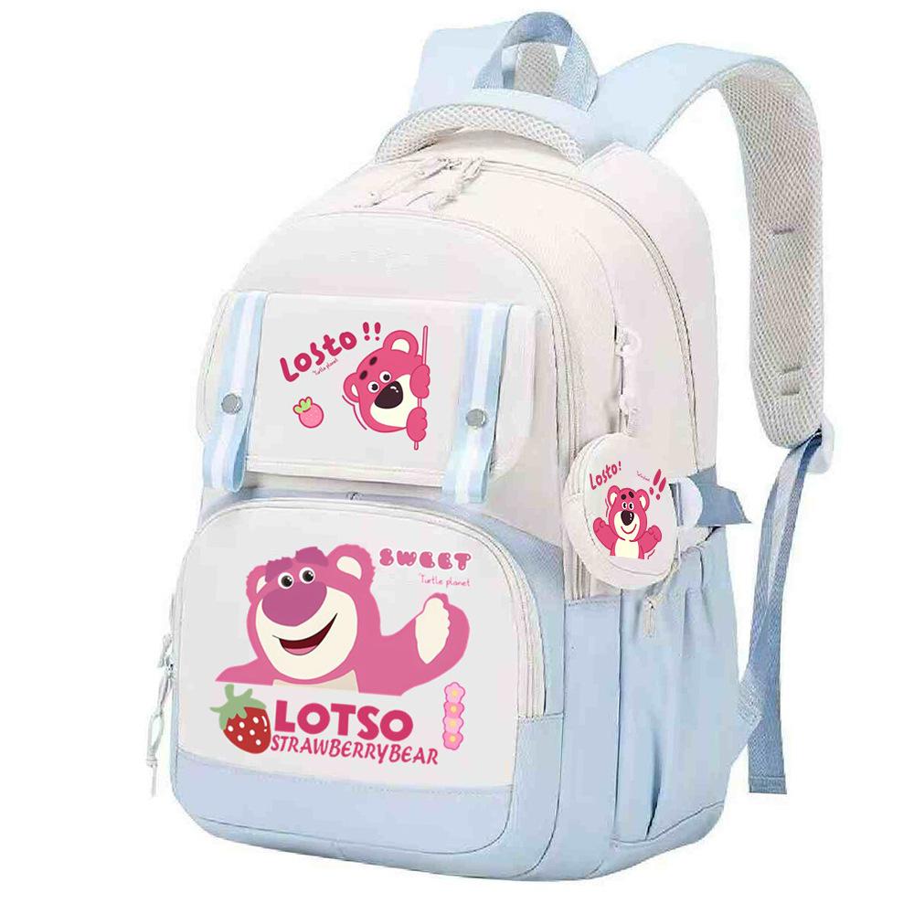 Cute Children's School Bag Lightweight Ridge Protection Elementary School Students Grades 3-6 Junior High School Students Burden Reduction Backpack