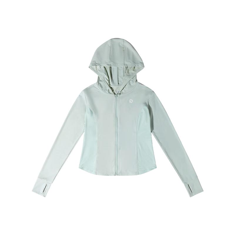 Girls' Breathable Ice Silk UPF50+ Sun Protection Hooded Jacket