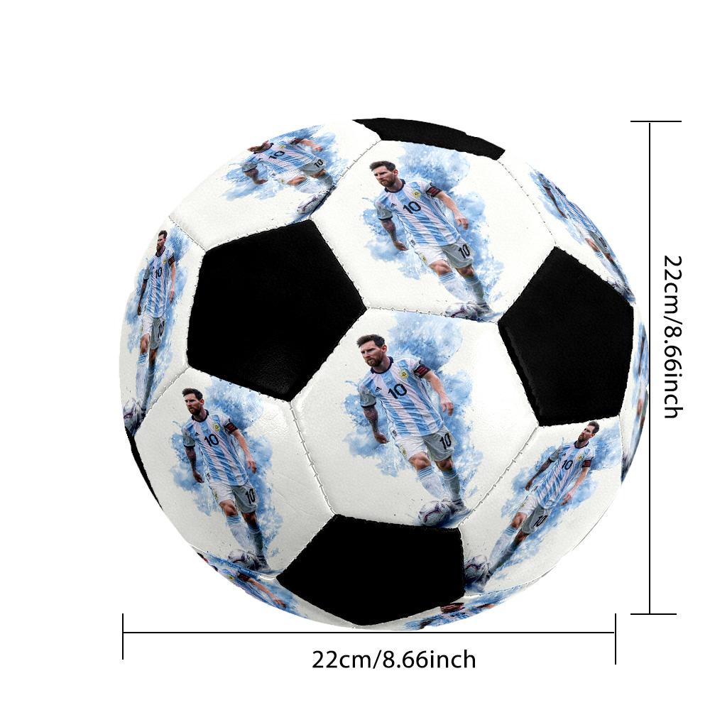 A Custom-designed Soccer Ball Makes a Perfect Gift; Any Image Can Be Customized.