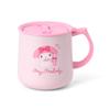 Sanrio Stainless Steel Mug Lid My Melody Body Copper (Acrylic Resin Coating) (Drinking Opening)Handle Polypropylene PackingBottom Silicone Rubber Cold