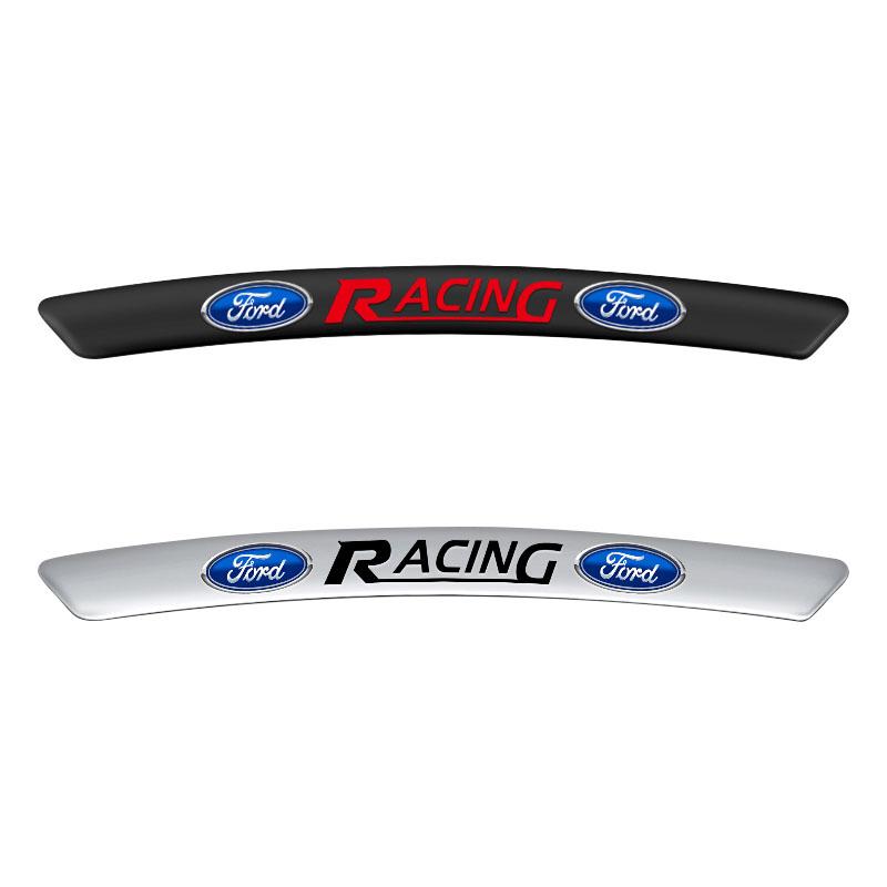 4 Adet Otomatik Jant Göbeği Rozeti Lastik Jant Çıkartmaları Aksesuarları Ford Focus 2 3 MK2 MK3 Fiesta Mondeo Kuga Ecosport C-Max Otomatik İçin
