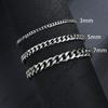 9 Styles Cuban Chain Link Bracelet For Men 3/5/7mm Adjustable Hiphop Rock Outdoor Cool Biker Motorcycle Accessories Punk Pulsera