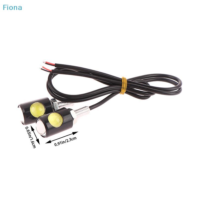 2Pcs Motorcycle LED License Plate Lights - Mini Bolt-On LED Lights for Bike, Scooter & Car License Plate Illumination