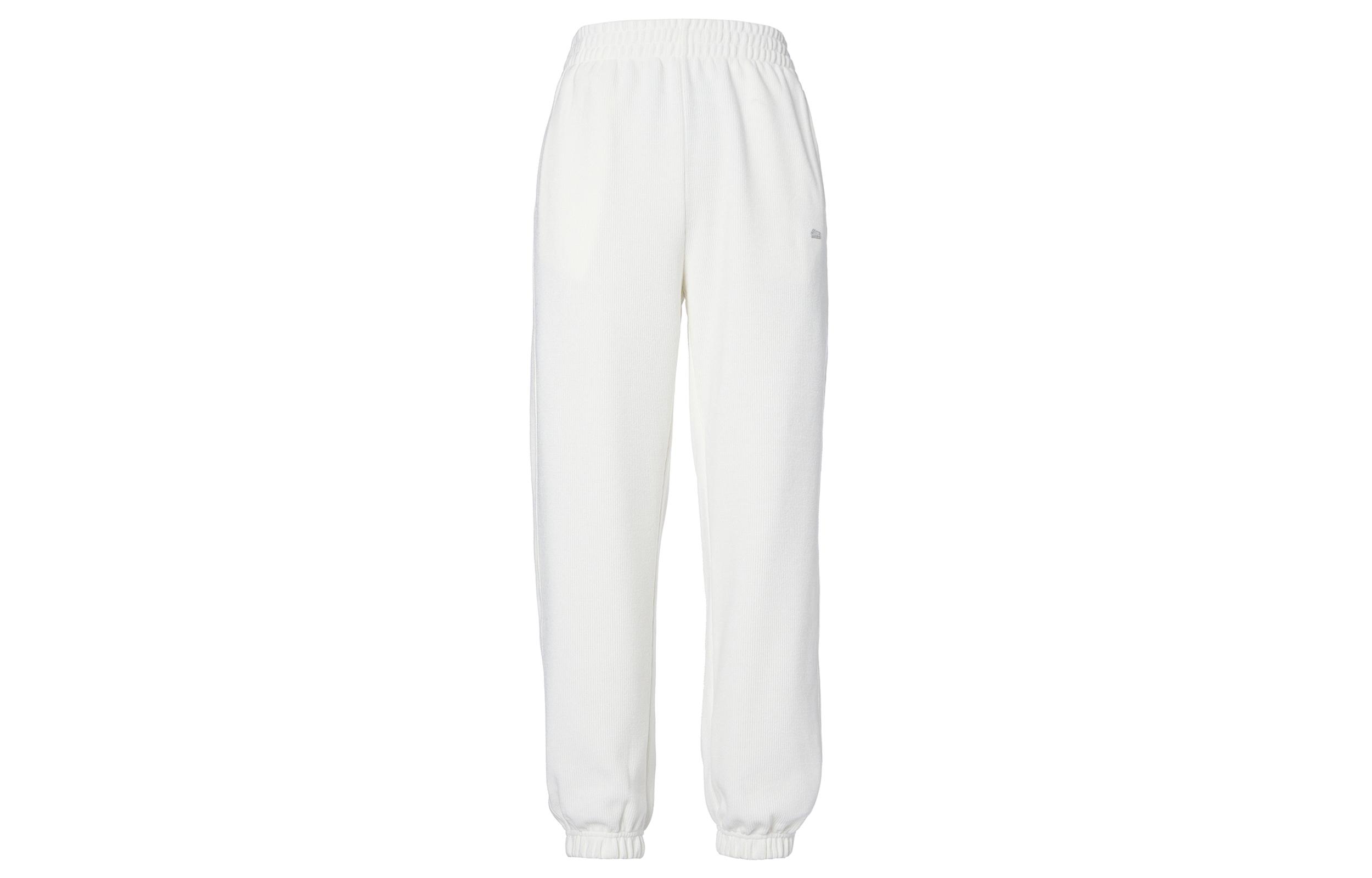 Li Ning Sports Trendy Collection Knitted Sweatpants Women s White AKLT024-4 XL