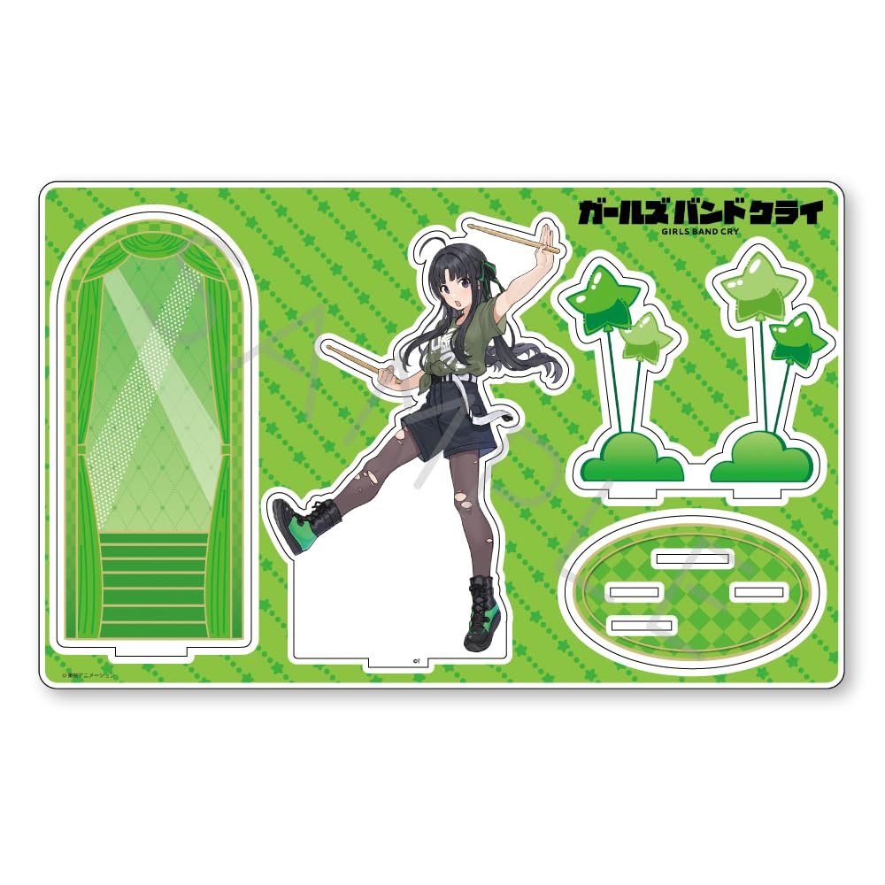 ТВ-аниме «Girls Band Cry» [Субару Ясува] 5-е издание Большой акриловый стенд ZE