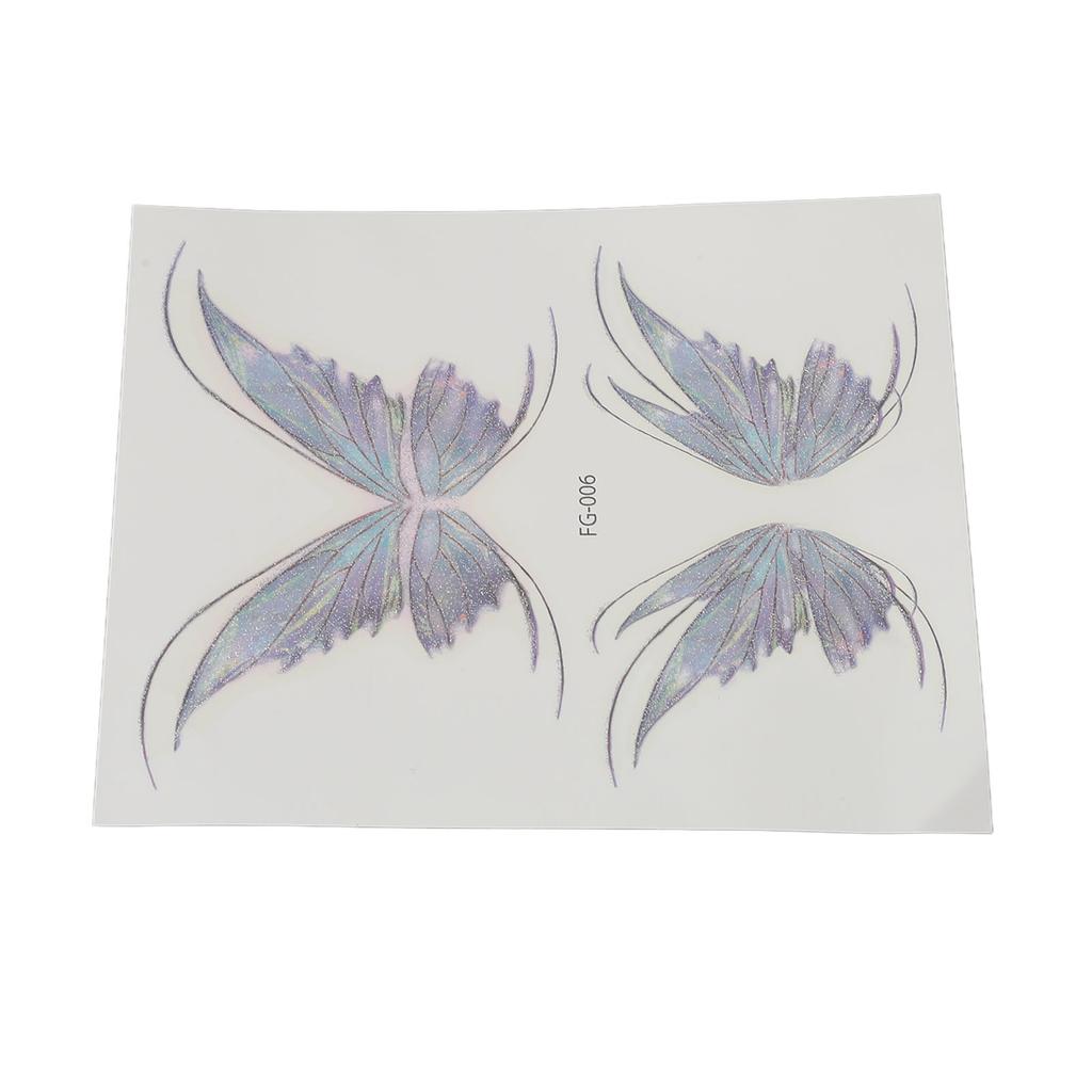 Facial Tattoo Sticker Colorful Glitter Sticker Temporary Decoration Sticker for DIY Body Makeup