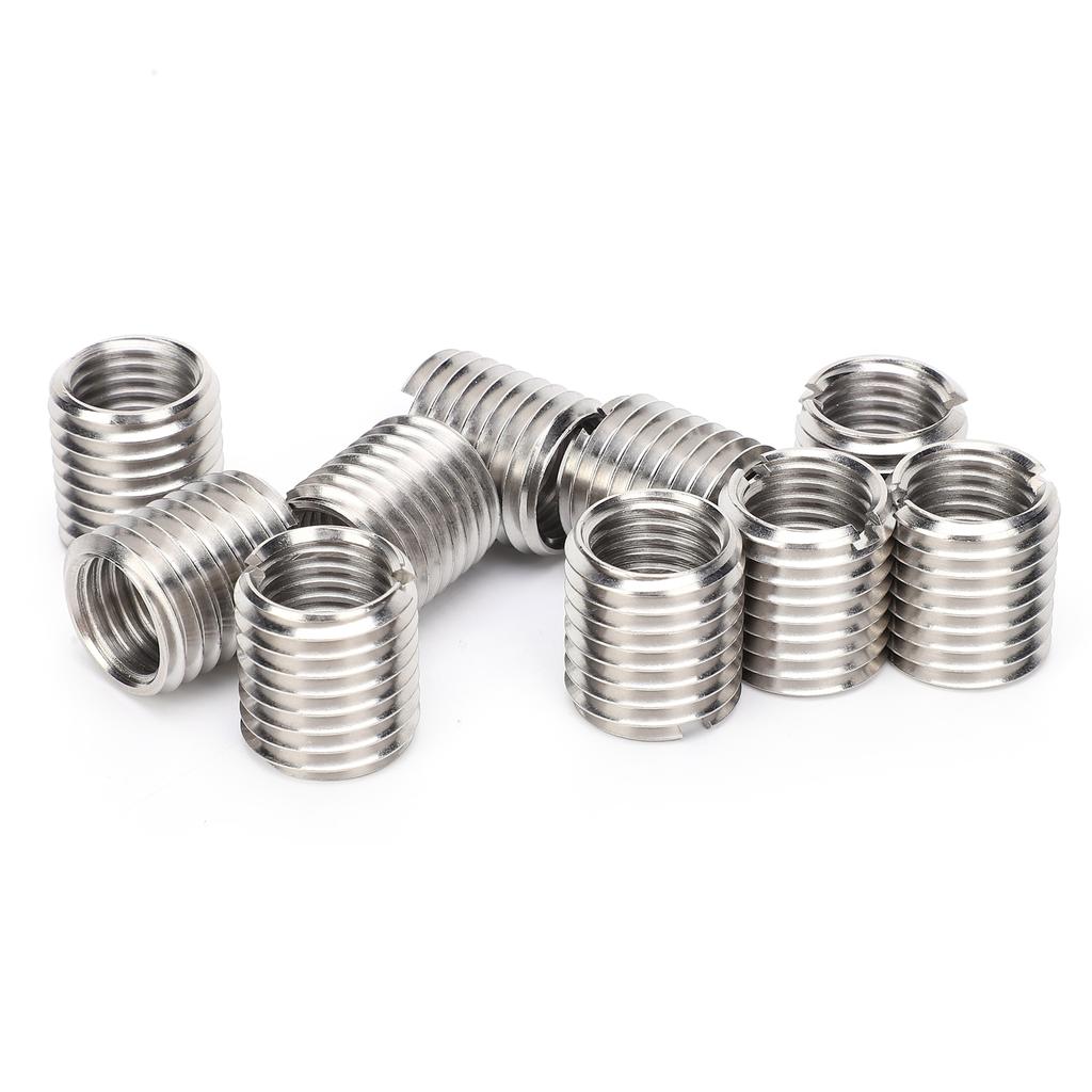 10Pcs Insert Nut Thread Fastening Conversion Repair Sleeve M16 Female and M20 Male Screw