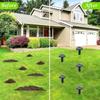 Solar Powered Pest Repeller 8 Pack Ultrasonic Mole Repellent Gopher Vole Snake Rodent Chaser Deterrent for Outdoor Lawn Garden Yards Pest Control