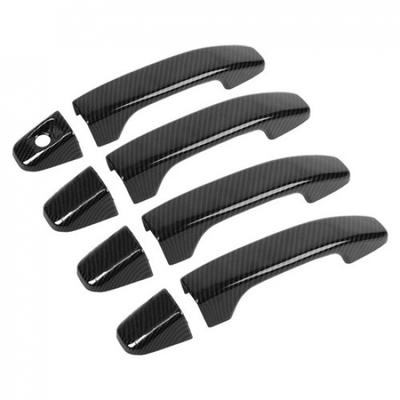 Carbon Fiber Door Handle Trim Cover Decor For Chevy ColoradoGMC Canyon 2015+