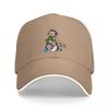Walking With Cat Gaston Lagaffe Anime Unisex Baseball Caps Peaked Cap Sun Shade Sunprotection Hat