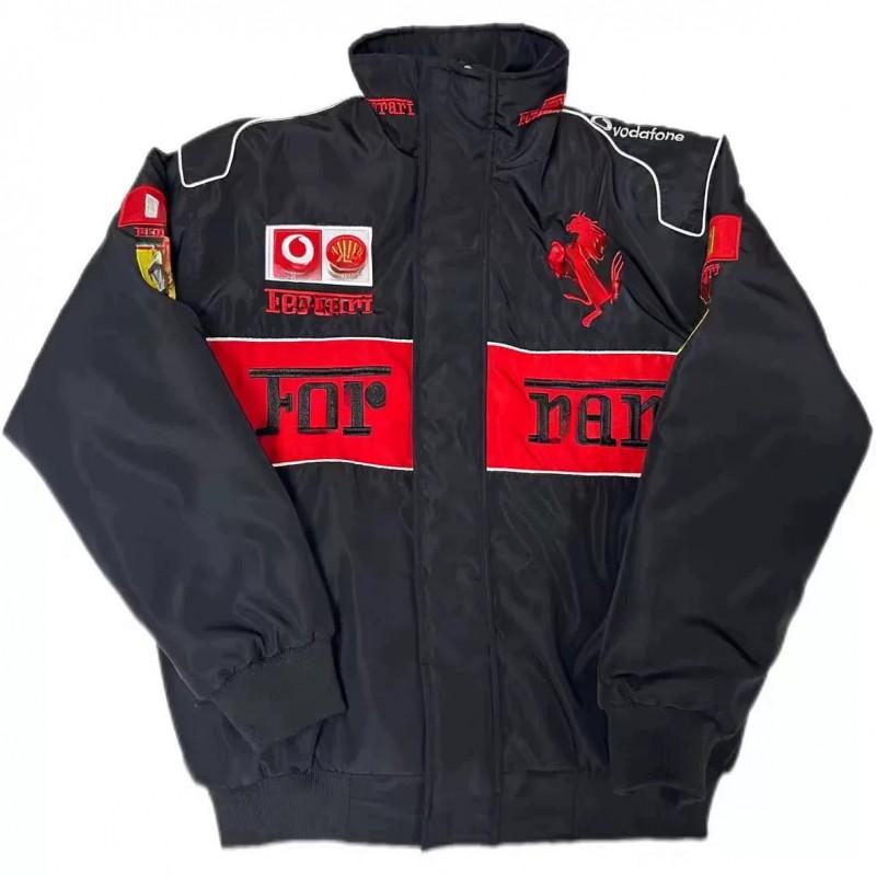 Herren Damen Retro Motorradjacke Baumwolle Gepolstert Winddicht Sportmantel Reiten Wandern Camping Outdoor