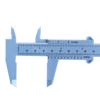0-150Mm Double Rule Scale Plastic Vernier Caliper Measuring Student Tool Ruler