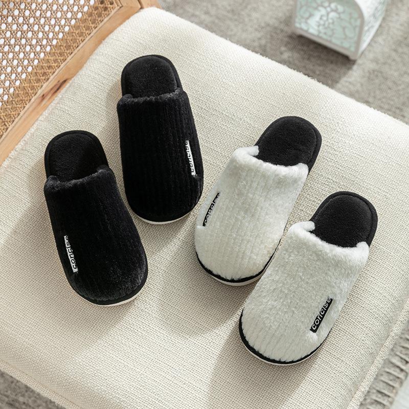 Comfy Linen Slides Striped Open Toe Flat Summer Shoes Indoor Outdoor Slippers