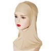 Women Headscarf Hat Solid Color Ethnic Top Hat Comfortable Elastic