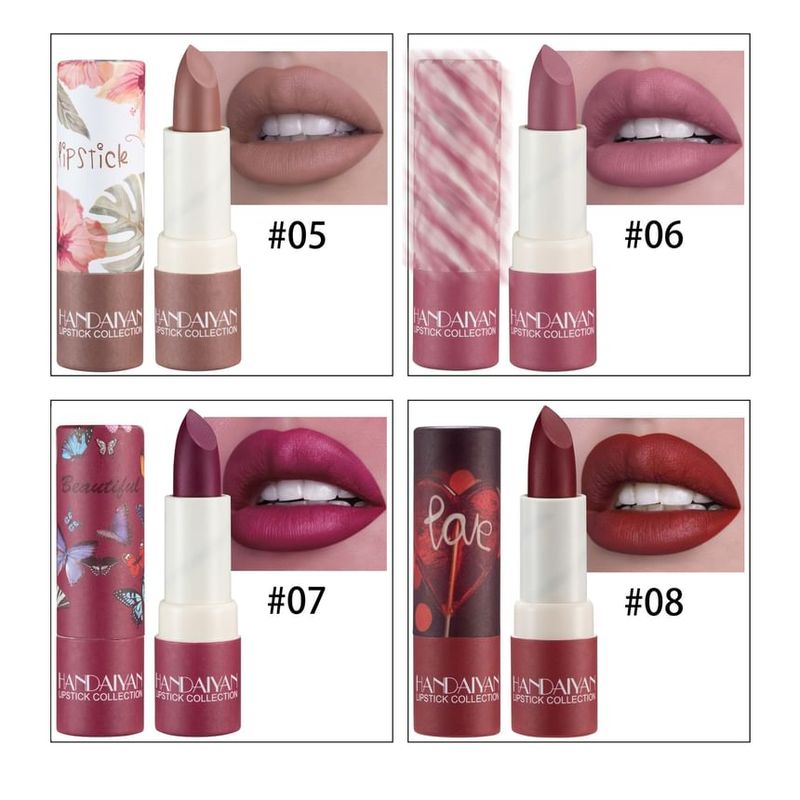 HANDAIYAN - Soft Velvet Lipstick - 8 Colors