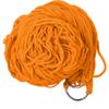 Comfortable Double Swing Hanging Bed Nylon Mesh Hammock for Outdoor Camping(orange)