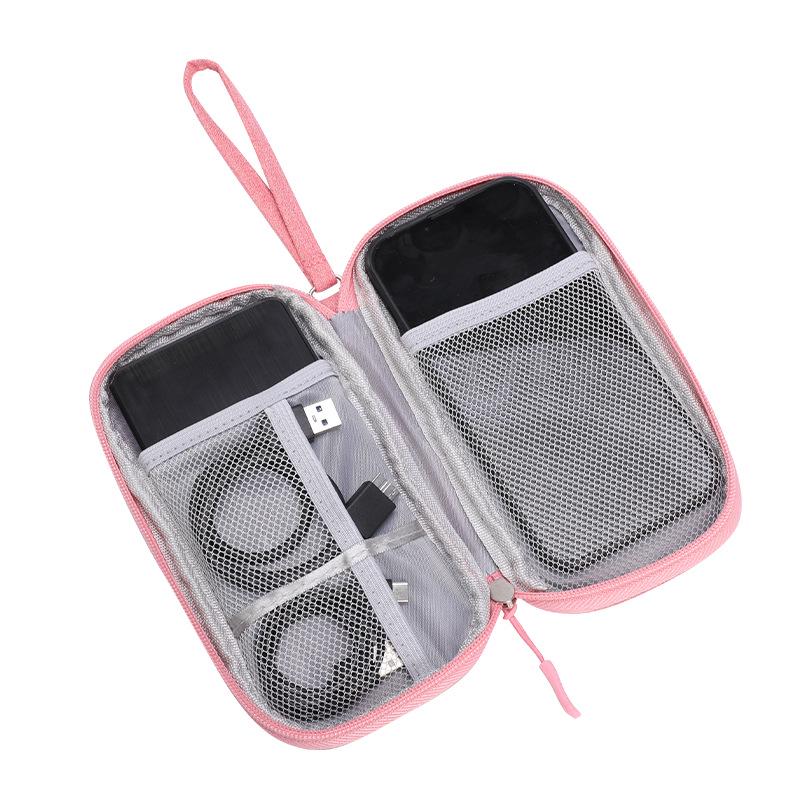 Spot Data Cable Storage Bag: Multi-Function Organizer for Cables, Earphones, Chargers, Phones, and Hard Drives