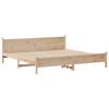 Solid Wood Bed Without Mattress 180x200 Cm Pine Wood