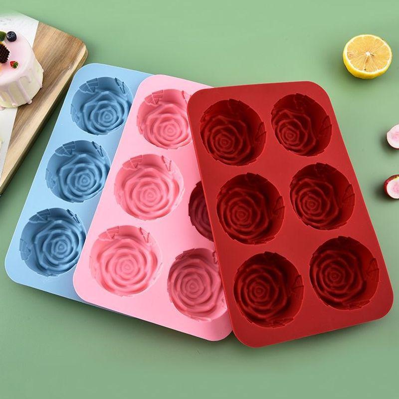 Rose Flower Silicone Mold for Cake and Pudding Baking