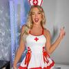 European & American Sexy Nurse Role Play Lingerie Set