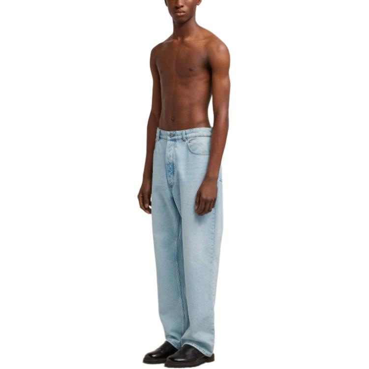 Ami Straight Leg Loose Fit Jeans UTR440DE0027448