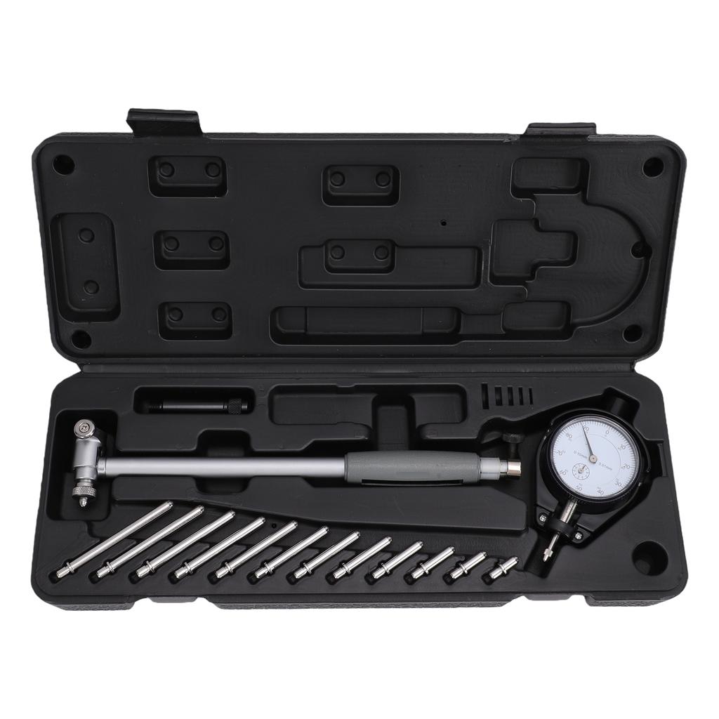 Digital Internal Gauge Set 2 to 6in 0.0005in Self Centering Dial Bore Gage Carbide Anvils Deep Hole Measuring Tool for