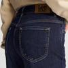 Lee 411 Women's High-Waist Straight Leg Brushed Jeans