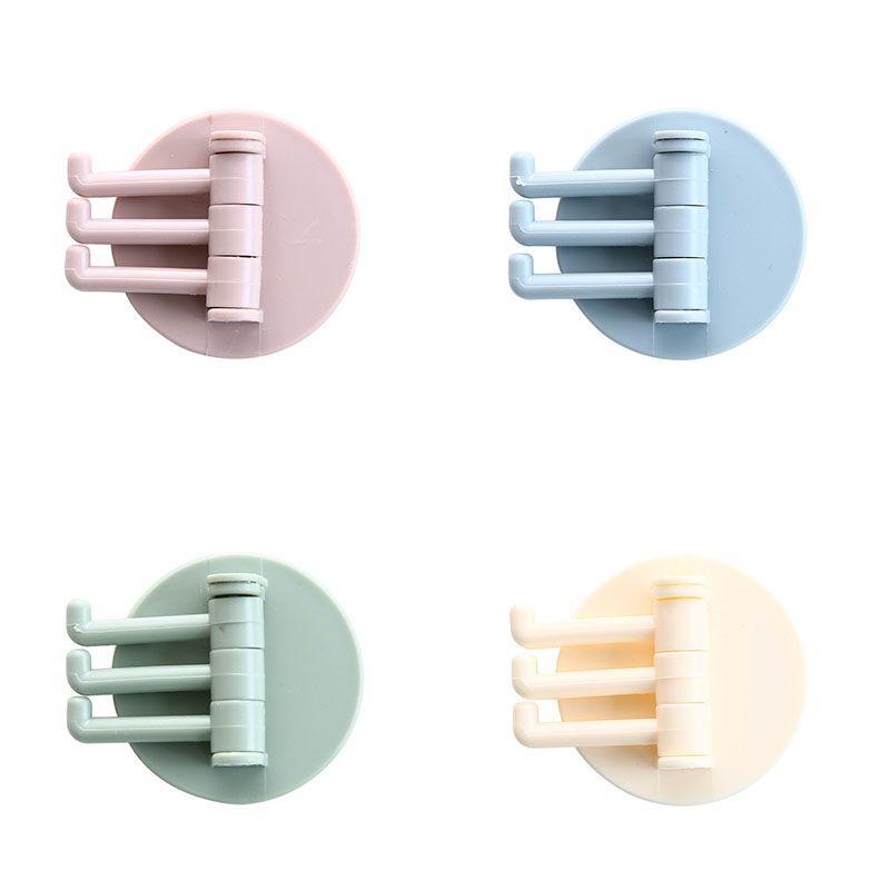Versatile Rotatable Seamless Adhesive Hook Ideal For Kitchen Towel Wall Hanger Organization