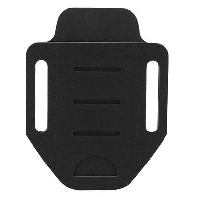 Leder Multitool Scheide EDC Einzeltaschen Organizer Halter für Gürtel Taschenlampe Camping Schwarz