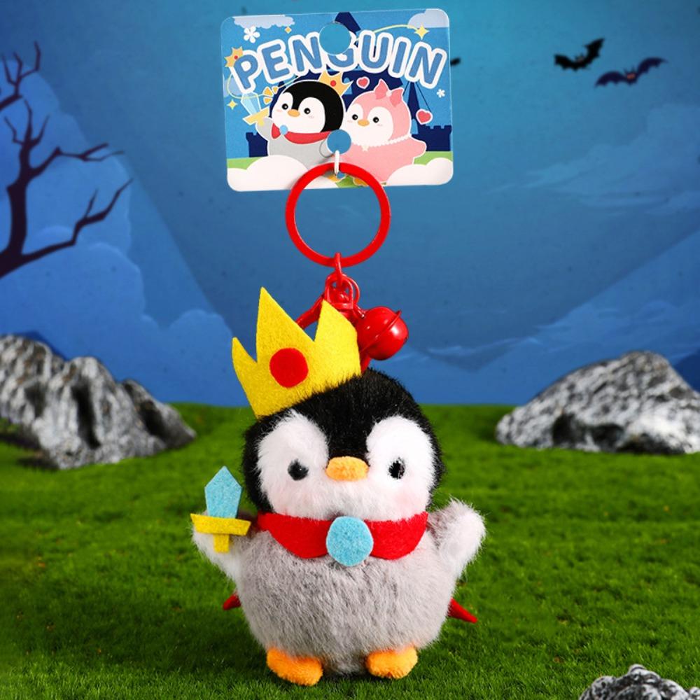 Fluffy Plush Penguin Keychain Collection Soft Stuffed Animal Keyring  Birthday Parties