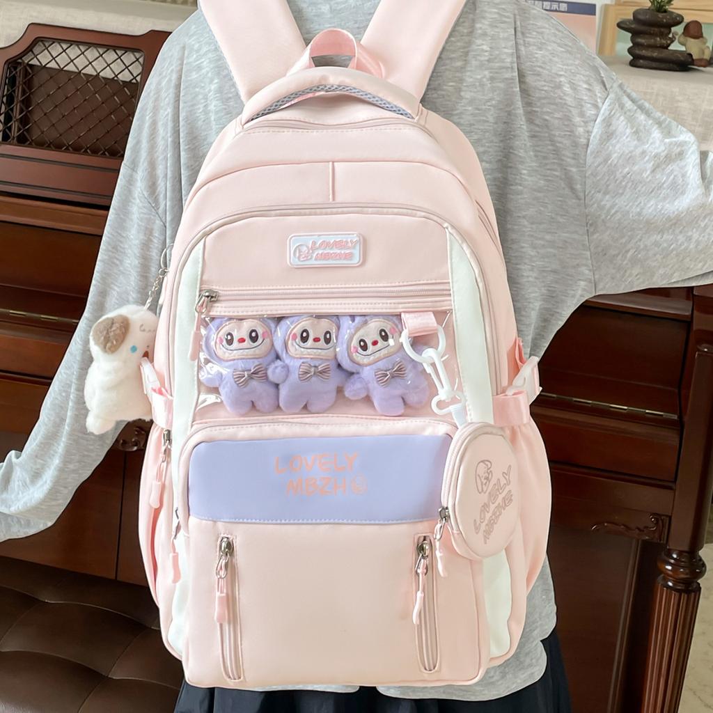 Japanese girl ins bag large capacity two-dimensional fashion backpack youth campus primary and secondary school student schoolbag