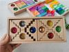 Kids Lucite Cube AcryllicCrylick Stacking Window Blocks Color Street Gems Stone  Montessori Toys