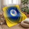 Kolumbien Fußball Aufdruck Flanelldecke Hautfreundlich Warm Dekorative Decke für Innen Couch Bett Tägliche Nutzung