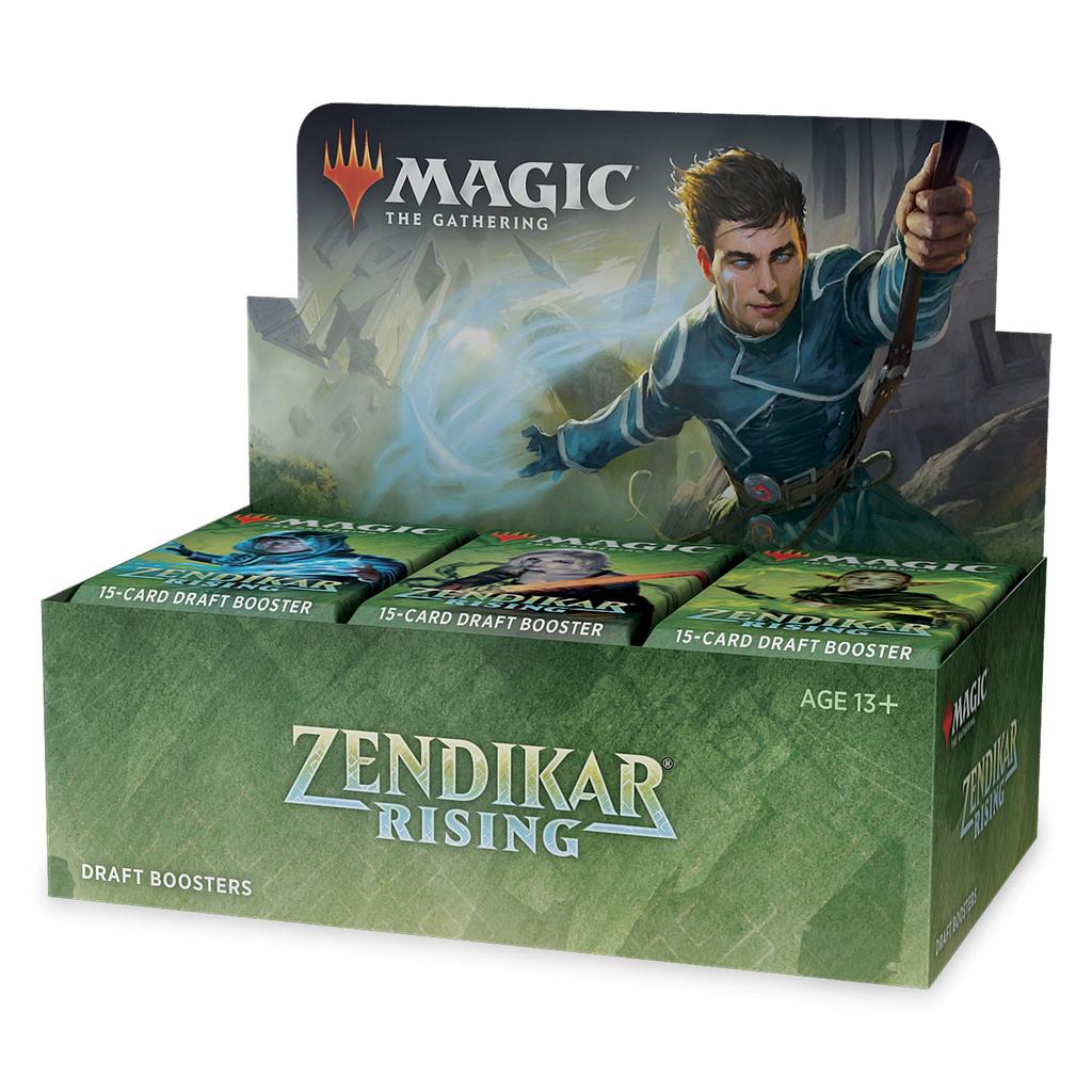The Gathering Zendikar Rising Draft Booster versiunea în engleză 36 pachete MTG Trading Card Wizards of the Coast Magic (Cutie)